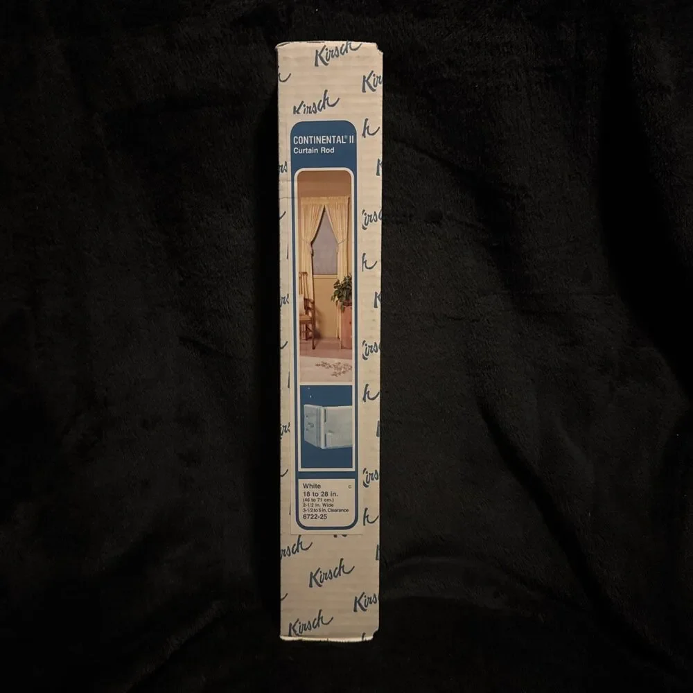 KIRSCH CURTAIN ROD 18-28” Continental II 2.5” Curtain Rods 6722-25